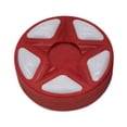 thumbnail image 3 of DYNWAVECA Rondelle de Hockey sur Roulettes Remplacement Standard Sports Amélioré Jeu Entraînement Intérieur Extérieur Balle de Hockey de Rue Rouge, 3 of 10
