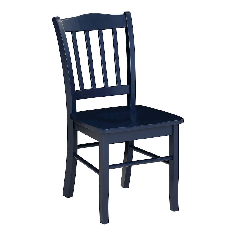 Boraam Shaker Dining Chairs, Set of 2 – Navy Blue Finish