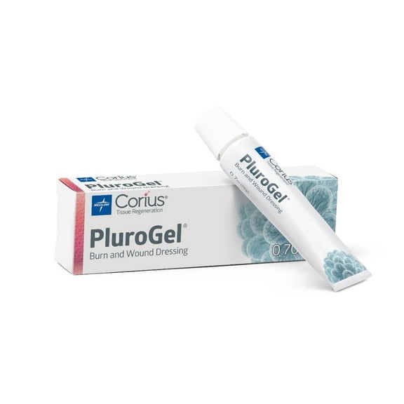 PluroGel Hydrogel Burn and Wound Dressing for Burns, Abrasions, Ulcers and Minor Wounds, 0.7 oz Tube
