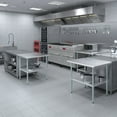 thumbnail image 4 of 30" x 36" Stainless Steel Work Table with Undershelf Food Prep NSF Utility Work Station, 4 of 9