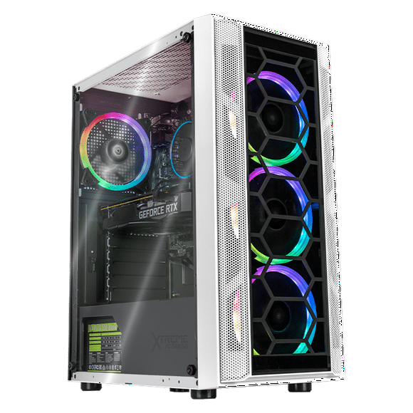 Xtreme PC Gaming GeForce RTX 3050 Core I3 12100F 16GB SSD 500GB WIFI White blanco