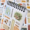 thumbnail image 4 of Pegatinas Vintage para Scrapbooking, 50 Hojas Precortadas de Washi Diario, Suministros Diarios Basura B, 4 of 5