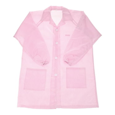 Uxcell ESD Lab Coat Anti Static Clothing Science Jacket with Cuff Lapel Collar Wear Uniform Work for Men Women (Pink, XL)