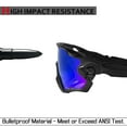 thumbnail image 3 of Vonxyz Jade MirrorCoat Polarized Lenses Replacement for Oakley Flak Jacket XLJ Vented Sunglass, 3 of 5