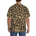 thumbnail image 5 of Fotbe Leopard Print print Short Sleeve Button Down Shirts for Men Casual Summer Beach Wrinkle Free Shirt-4X-Large, 5 of 7