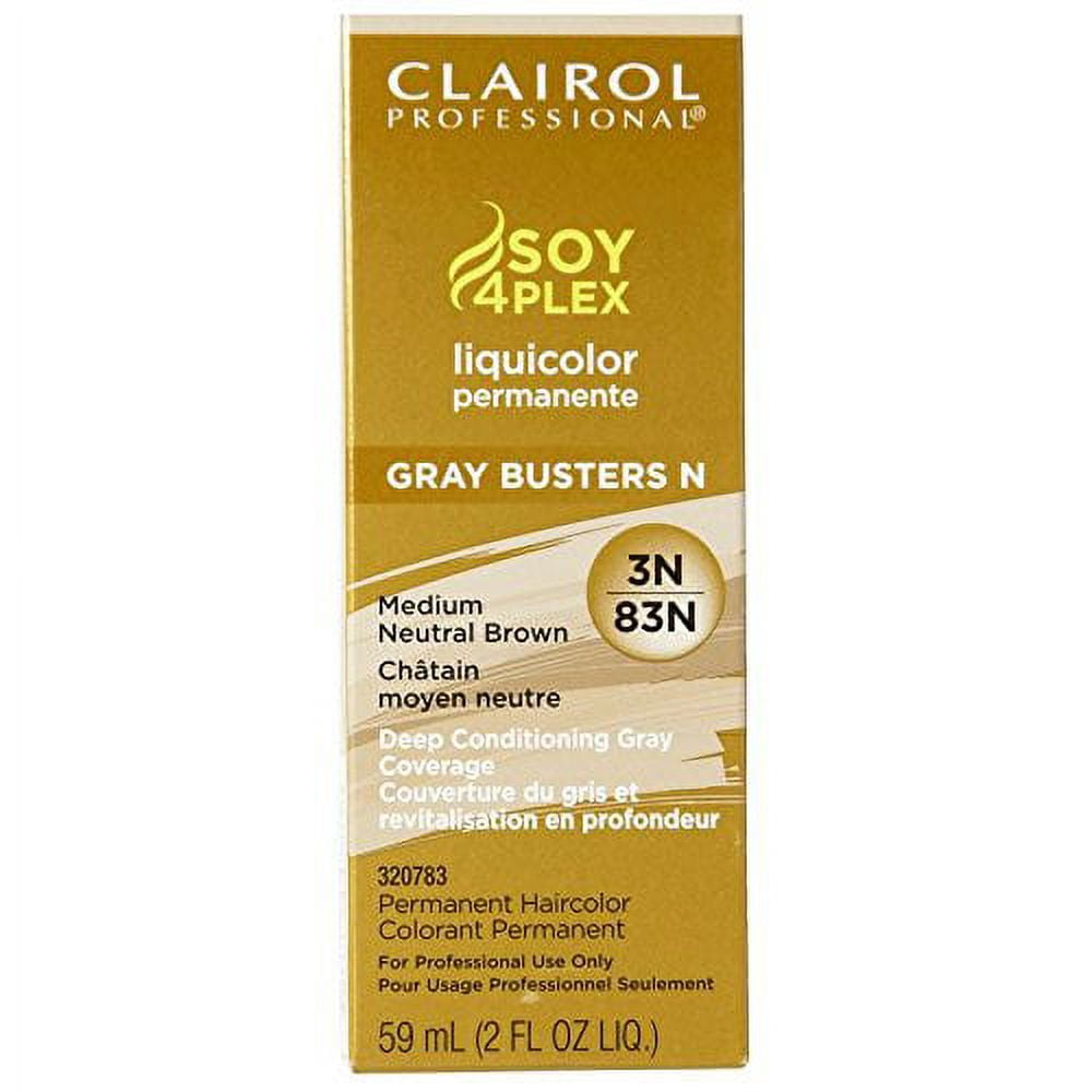 Clairol Professional Liquicolor 3N/83N Medium Neutral Brown, 2 oz (Pack of 5)