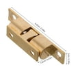 thumbnail image 2 of FRCOLOR 2 Pcs Door Touch Accessories 6.60X1.60X1.00CM Golden, 2 of 8