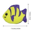 thumbnail image 3 of Pet Toys for Dogs Ball Throwers Dog Squeak Toys No Stuffing Fish Plush Pet Toys Creative Tropical Fish Pet Chew Toys Interactive Soothing, 3 of 5