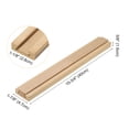 thumbnail image 2 of Uxcell 4 Set Deslizadores de Cajón de Madera, 15-3/4 (40 CM) Guía Central de Madera Clásica con Soporte de Deslizamiento, 2 of 5