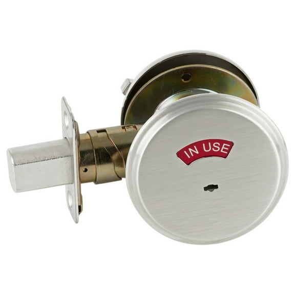 Falcon D271 626 Grade 2 Deadbolt Thumbturn x Occupancy Indicator Satin Chrome Finish Non-Handed