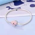 thumbnail image 5 of 2024 925 Sterling Silver Luminous Butterfly Moon Bracelet Fit Original Charm Beads DIY Women Design Jewelry For Women, 5 of 5