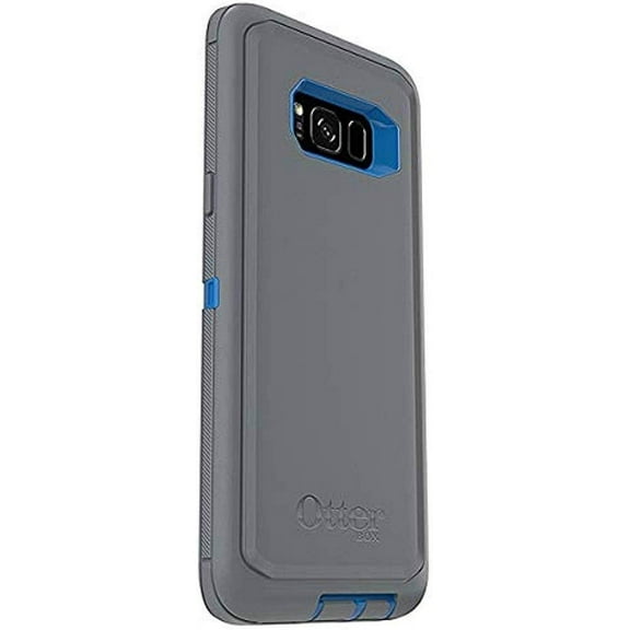 OtterBox Defender Series for Samsung Galaxy S8  Plus Screenless Design, Case Only - Bulk Packaging - Marathoner Cowabunga Blue/Gunmetal Grey