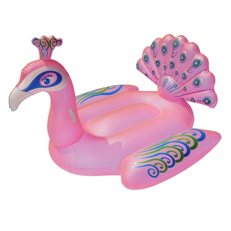 UPC: 0889834144087 | Aqua Flash Light Up Princess Peacock Pool Float