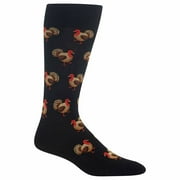Hot Sox Men's Crew Socks Black Size 7-11