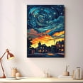 thumbnail image 2 of Macomb Travel Canvas Prints, Illinois Starry Night Travel decor, Macomb Map Poster, Illinois Travel Decor Artwork - 98AZ803, 2 of 2