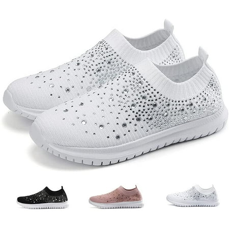 Bedazzled sock sneakers discount