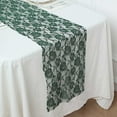 thumbnail image 5 of BalsaCircle 12x108 in Hunter Green Rose Floral Lace Table Runner Wedding Party Events Reception Home Decorations Supplies, 5 of 8