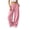 Pink #281, variant on Women's Baggy Wide Leg Pants High Waisted Elastic Waist Casual Loose Sweatpants Solid Color Lounge Trousers with Pockets