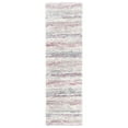 thumbnail image 4 of SAFAVIEH Fontana Danica Abstract Shag Area Rug, Ivory/Pink, 6'7" x 6'7" Square, 4 of 9