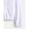 thumbnail image 3 of Athletic Works Girl's Polar Fleece Full-Zip Jacket, Sizes 4-18, 3 of 3