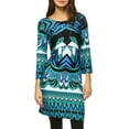 thumbnail image 5 of Women's Revolution Printed Bell Sleeve Dress, 5 of 5