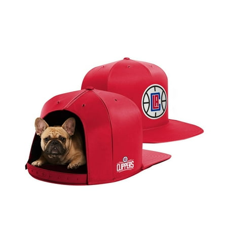 UPC: 0887786002974 | Red LA Clippers Medium Pet Nap Cap Dog Bed