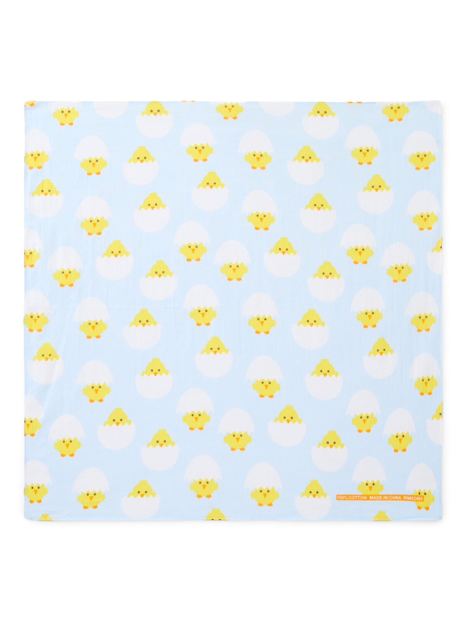 Way To Celebrate Women's Chicks Bandana, One Size, Cotton, Blue Yellow