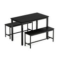thumbnail image 5 of Aukfa Dining Table Set for 4, Kitchen Dining Table Set with 2 Bench ,Black, 5 of 9