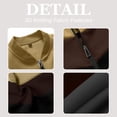 thumbnail image 4 of Men's Bomber Jacket Lightweight Casual Zipper Coat with Pockets Ideal for Camping, Hiking, 4 of 8