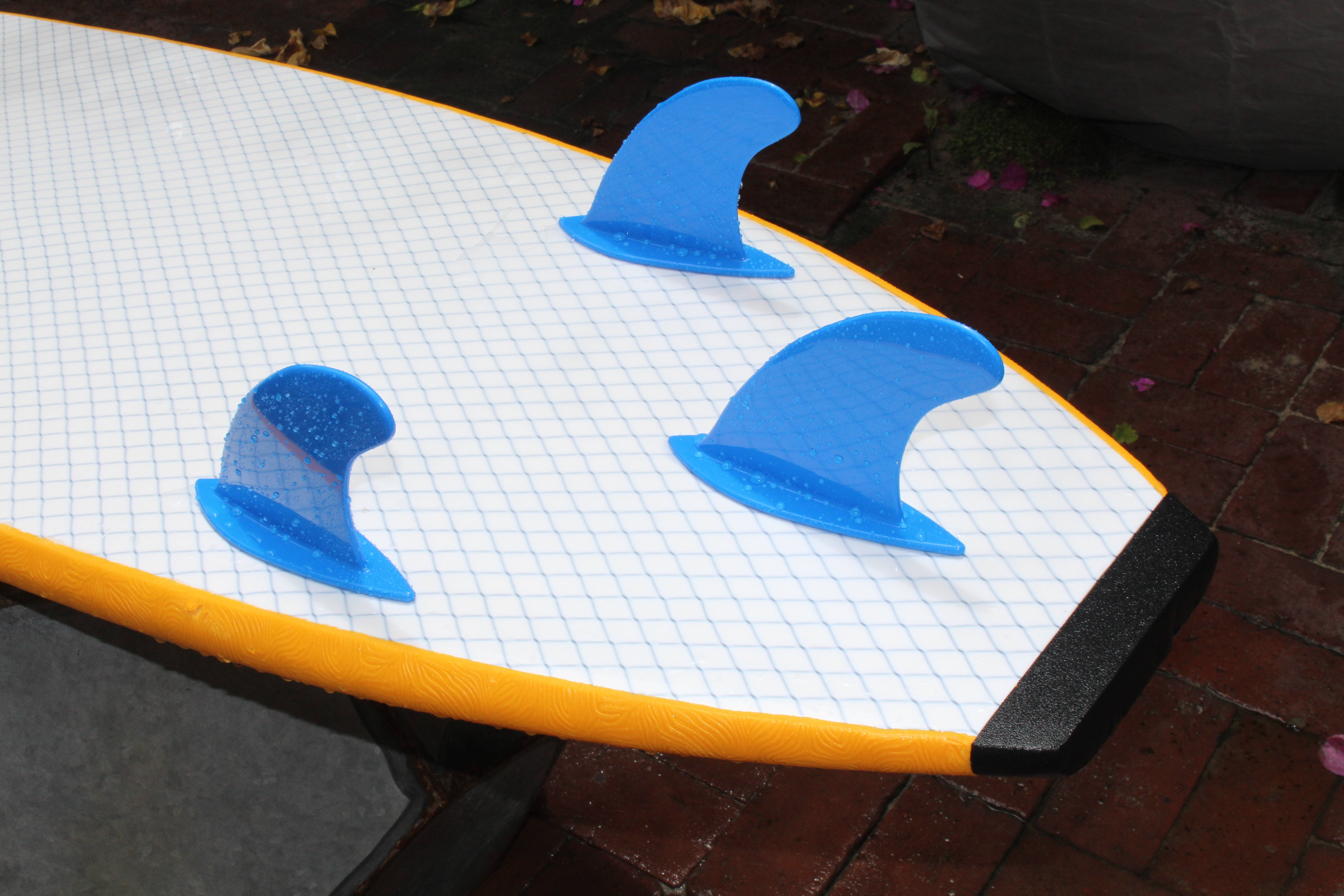 MagiDeal Soft Top Surfboard Fins Surfing Boards Top Fin for Surfing Board 