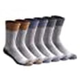 thumbnail image 3 of Dickies Hommes Dri-tech Humidity Control Crew Chaussettes Multipack, Bloc de Couleur Assorti (6 Paires), Taille de Chaussure: 6-12, 3 of 9