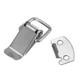 thumbnail image 5 of 4X Silver Tone Metal Toggle Draw Latch Straight Loop Catch 1.6 inch, 5 of 8