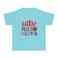 thumbnail image 2 of Little Miss Valentine Printed Designed Youth Midweight T-Shirt, 2 of 3