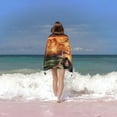 thumbnail image 4 of Encanto Beach Towel, Microfiber Oversized Bath Towel, Super Absorbent Towel For Travel Swimming Pool Camping Yoga, Quick-Drying Lightweight Sand Free Towel, 52*32 Inch, 4 of 9