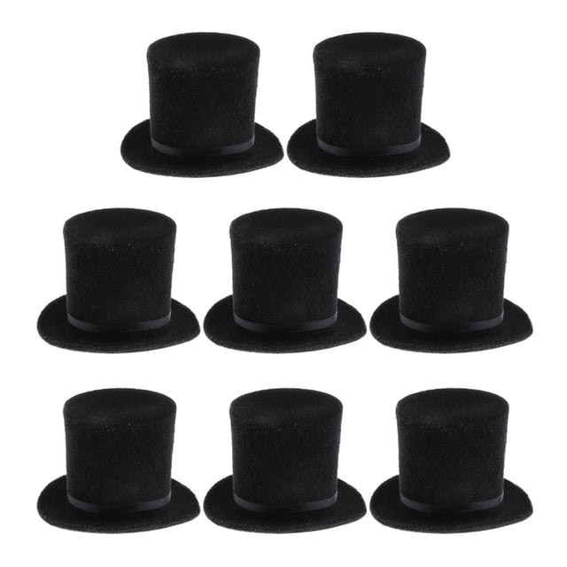 8 Pedazos Gorro Clásico Borde Ancho para de Acción, para Adultos perfke Ropa de figura de acción de 12 pulgadas