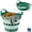Green, variant on Hakan Foldable Laundry Basket 3.7 Gal with Handles, Space Saving Gray Storage Hamper