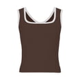 thumbnail image 5 of Ruyang Womens Ribbed Tank Tops 2024 Summer Sleeveless High Neck Casual Slim Fitted Basic Knit Shirts Women's Tanks & Camis, 5 of 5