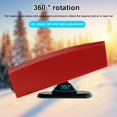 thumbnail image 3 of Car Heater 180W/12V 200W/24V Car Defogger Heater Fan Portable Car Defroster w/ 2 in 1 Cooling & Heating Car Windshield Defogger Handheld Auto Windscreen Defroster Auto Anti-Fog Heater, 3 of 6