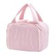 thumbnail image 1 of Bolsa de maquillaje de viaje, organizador de artículos de tocador de viaje, gran capacidad, doble cabezal. Rosa, 1 of 9