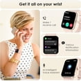 thumbnail image 5 of Blackview Smart Watch for Women with Bluetooth Calling, AI Voice Assistant, Fitness Tracker with 100+ Sports Modes, 1.83" HD Display, IP68 Water Resistant, Compatible with Android & iPhone, Pink, 5 of 7