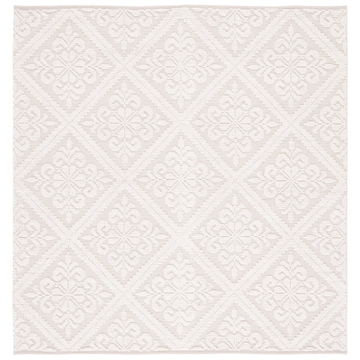 SAFAVIEH Vermont Wayland Trellis Area Rug, Ivory, 6' x 6' Round