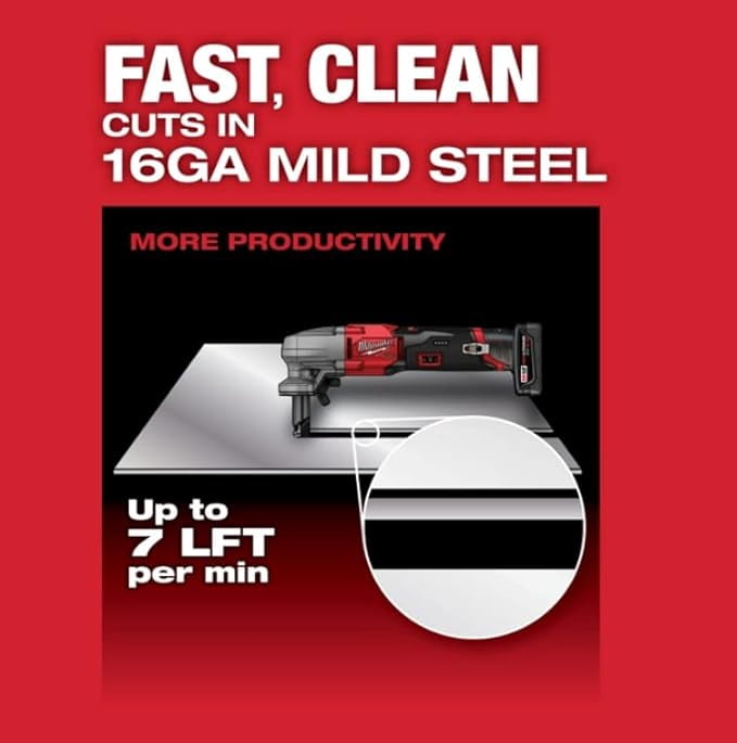 Milwaukee 2467-20  M12 FUEL 16 Gauge Variable Speed Nibbler, Tool Only