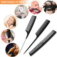 thumbnail image 5 of Comb, 3 Pcs Hair Comb, Fine Hair Comb, Tail Comb, Carbon Fiber Comb, Anti-Static Tail Comb, Salon Hair Comb, Rat Tail Comb Pintail Comb Men's Comb, 5 of 5