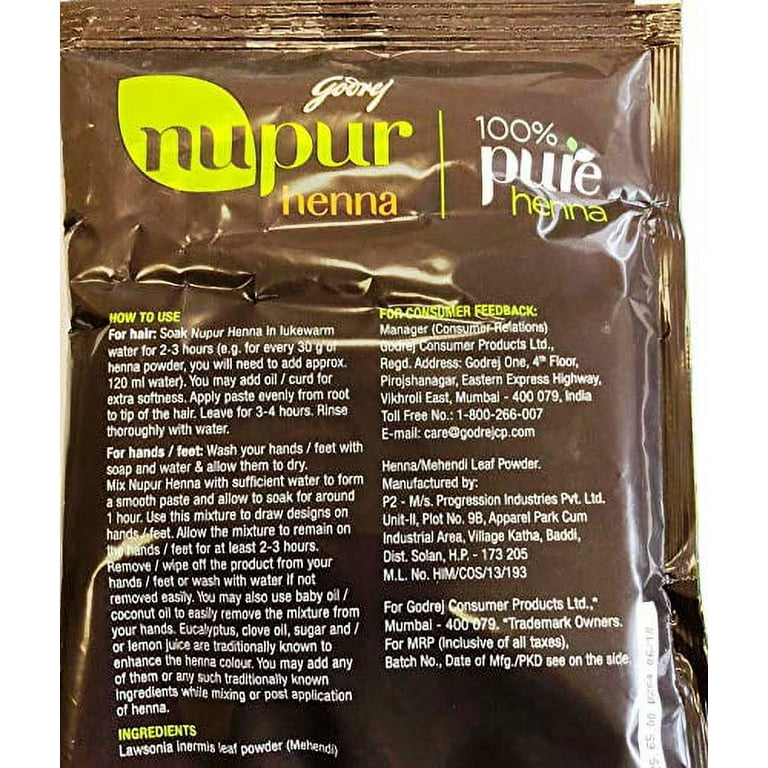 Nupur pure henna 75gm×14個 Amazon.com : Godrej Nupur Henna Natural Mehndi for Hair