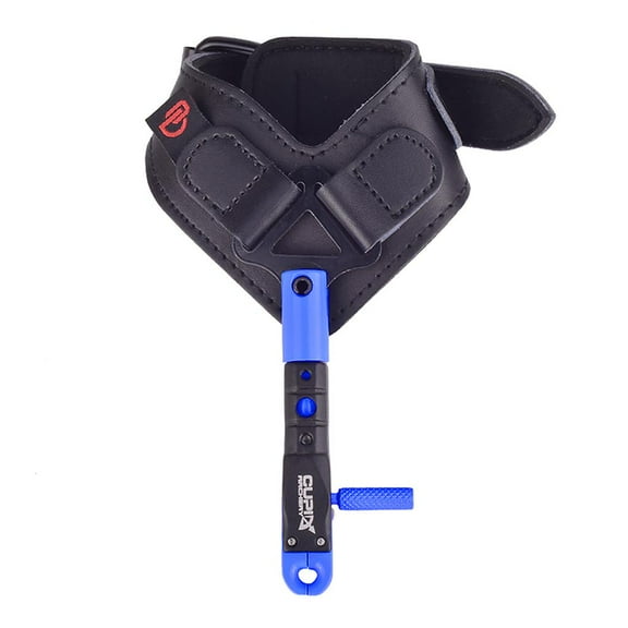 Compound Bow Release Aids Finger Grip Thumb Caliper Parts Blue