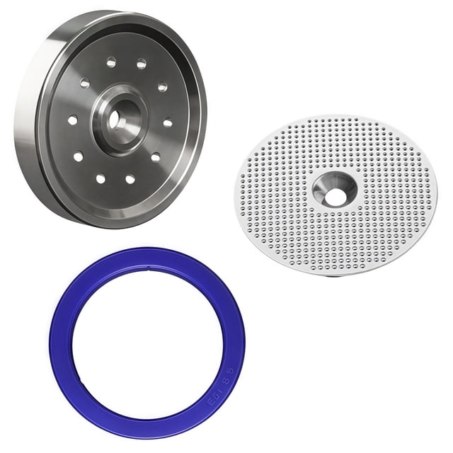 Breville Espresso Machine 58mm Stainless Steel Shower Screen Holder with Silicone Gasket Set Enhanced Pressure Extraction for BES900XL,BES920XL,BES980XL,BES990 Models