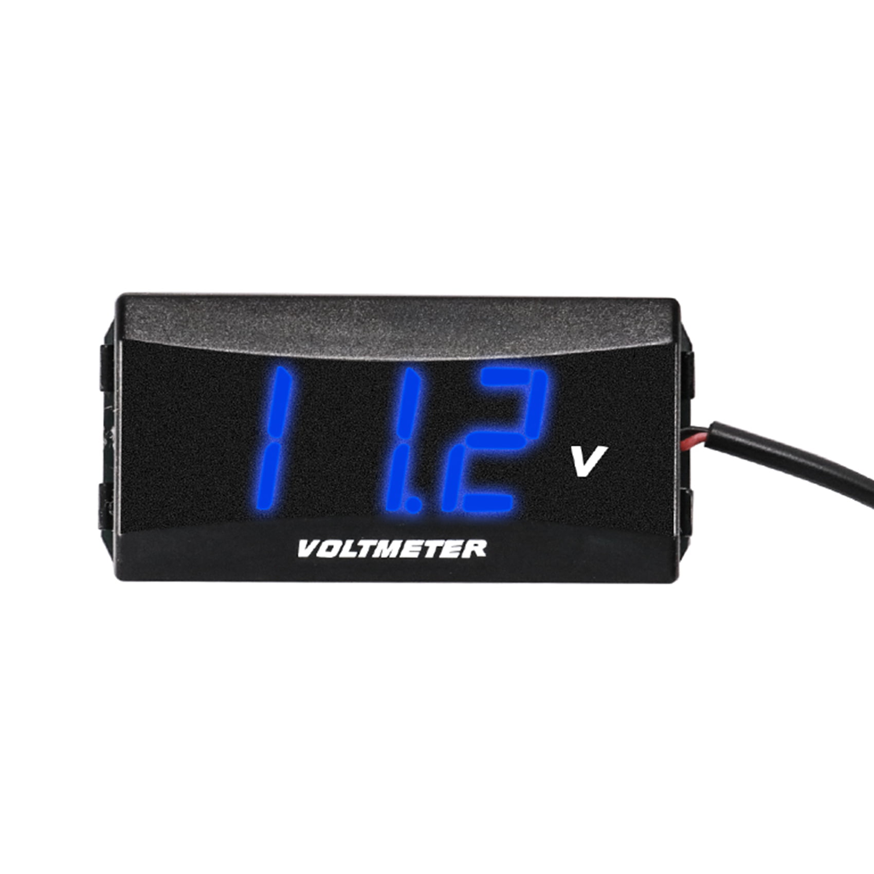 12V Ultra Thin Blue LED Display Voltage Meter Digital Voltmeter Panel Car Truck 