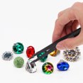 thumbnail image 3 of 10PCS Tweezers Plastic Tweezers Crafts Tweezers Ergonomic Design and Comfortable Grip Precision Tweezers for Arts Jewelry Making and Electronics (Pointed Tips Style), 3 of 6