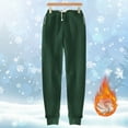 thumbnail image 2 of Clearance! Delayuji Thermal Underwear for Women Womens Long Underwear Bottoms Warm Lined Athletic Sweatpants High Waisted Jogger Thicken Outdoor Long Pants Xxxxl Green, 2 of 3