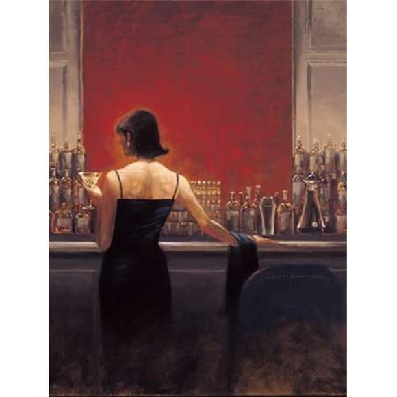 Art In Motion PDX284LYN1001SMALL Evening Lounge Poster Print by Brent Lynch, 11 x 14 - Small